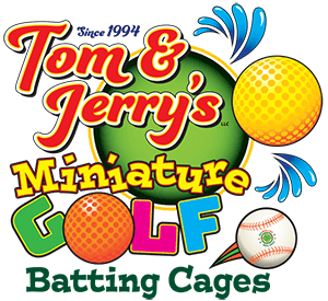Tom & Jerry's Mini-Golf & Batting Cages Plymouth Wisconsin Sheboygan County new logo