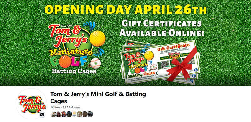 facebook-page-tom-jerrys-mini-golf-batting-cages-plymouth-wisconsin